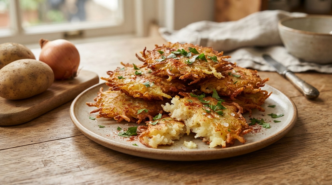 Geraspte Aardappelkoekjes