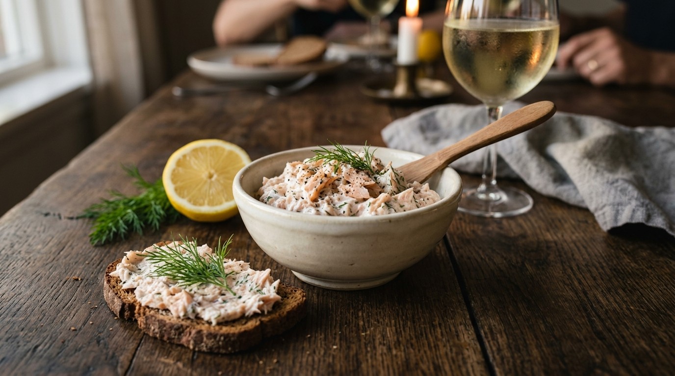 Gerookte forelspread