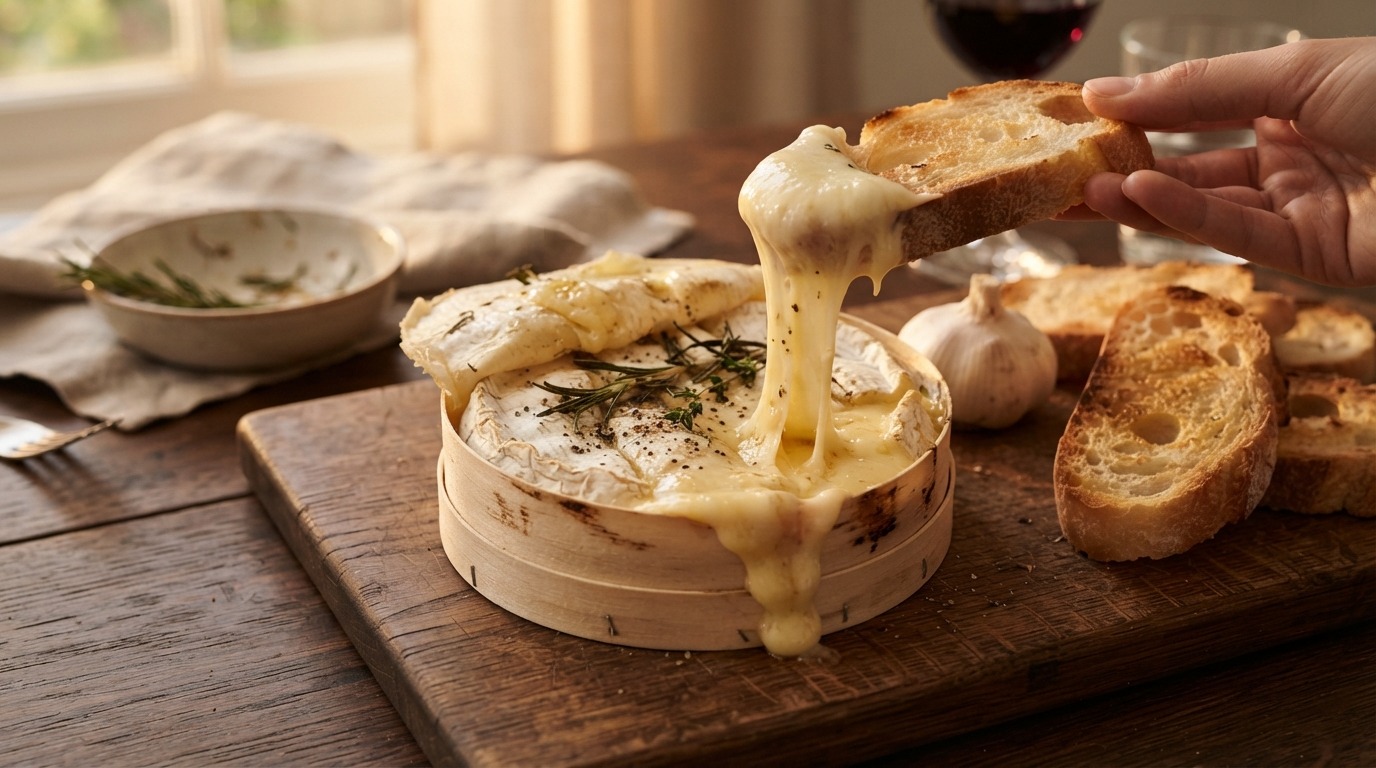 Gesmolten camembert