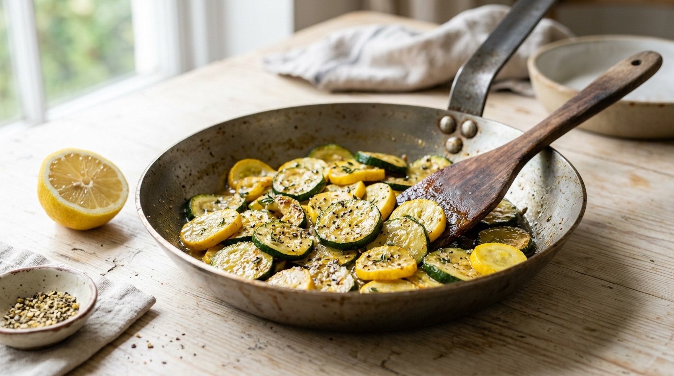 Gestoofde Courgette