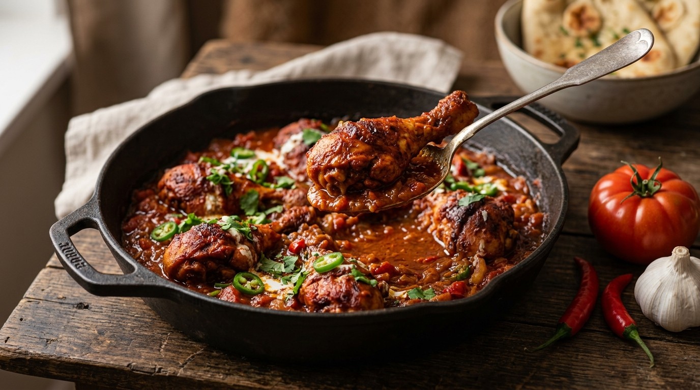 Gestoofde Kip Tandoori
