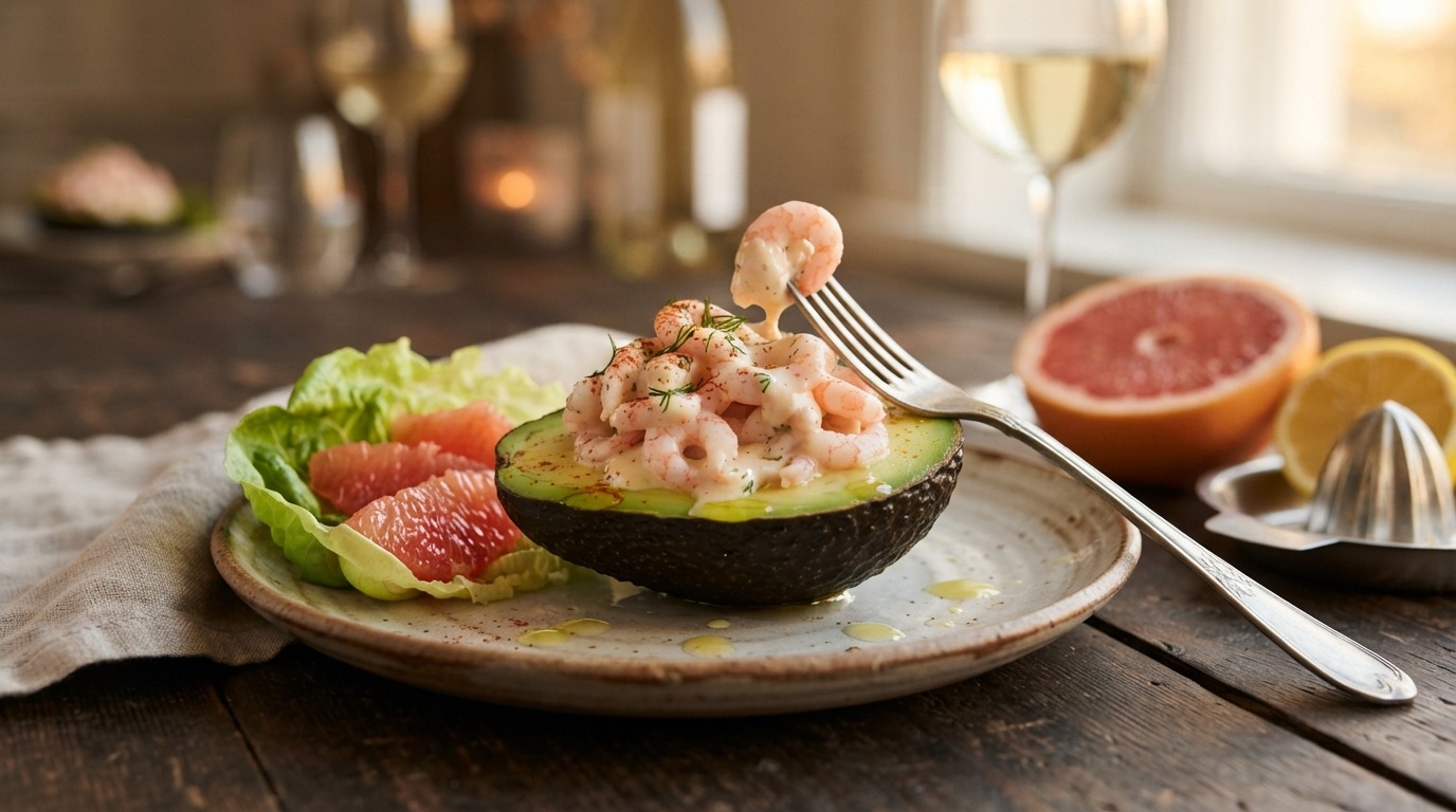 Gevulde avocado