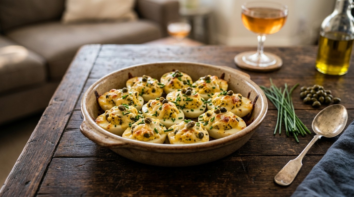 Gevulde Eieren uit de Oven