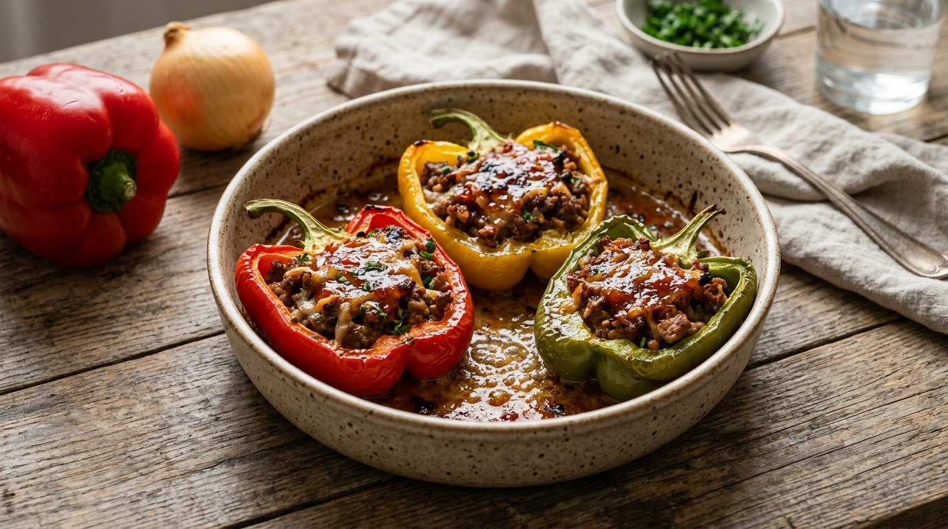Gevulde Paprika's