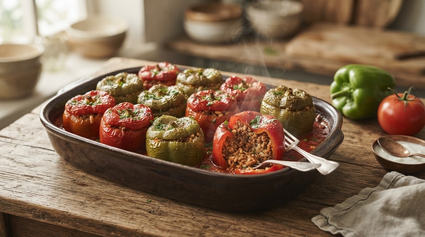 Gevulde paprika's