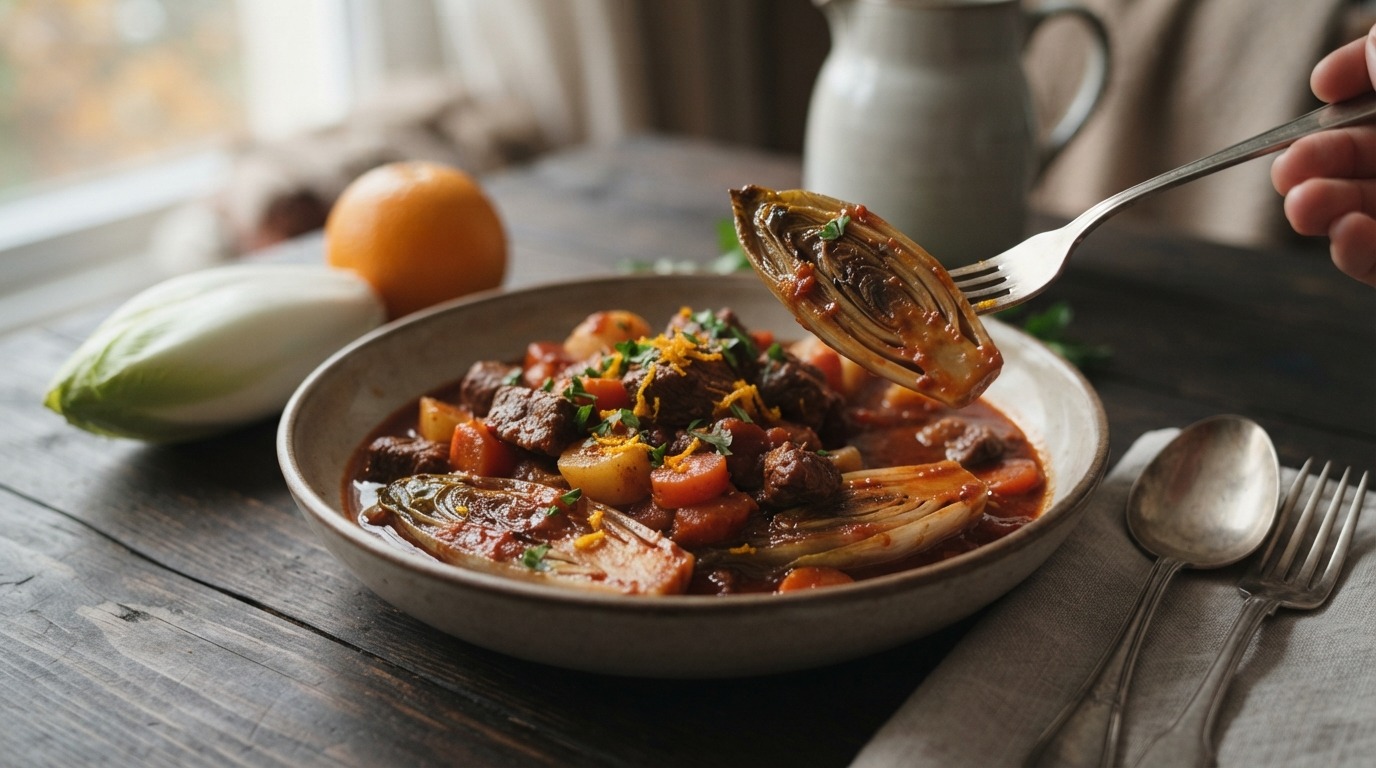 Goulash met witlof