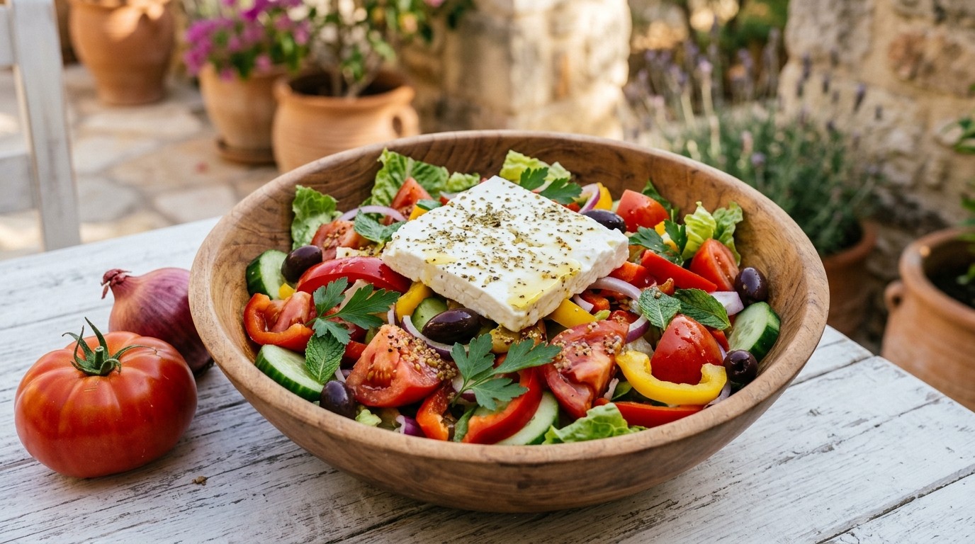 Griekse Boerensalade