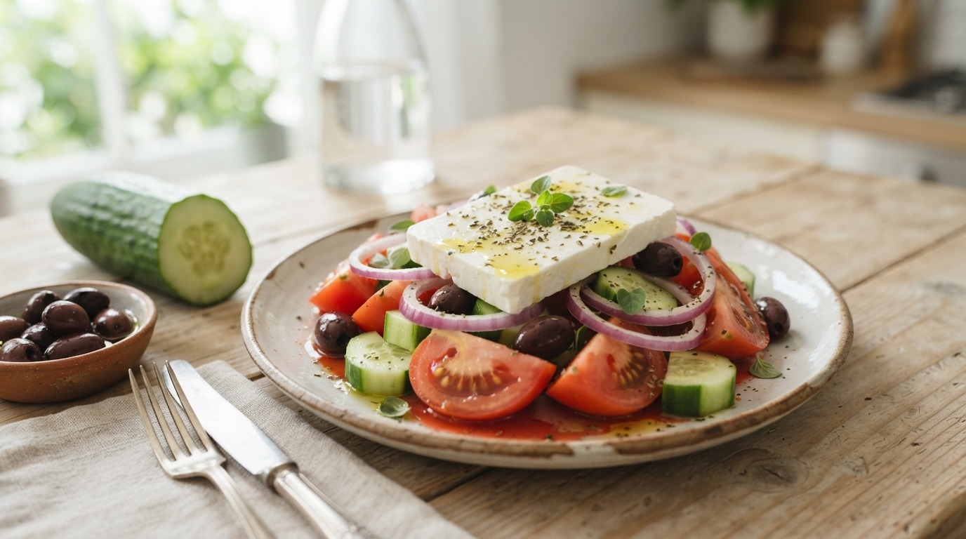 Griekse farmer salade