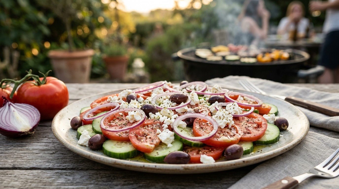 Griekse Salade Voor de bbq