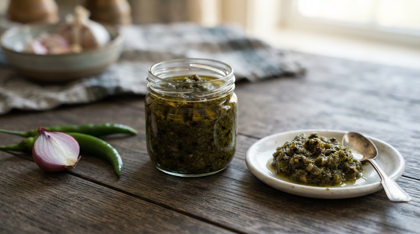 Groene sambal