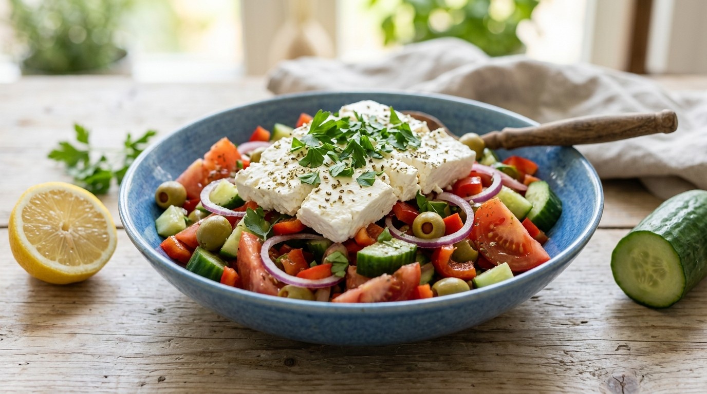 Groentesalade met feta