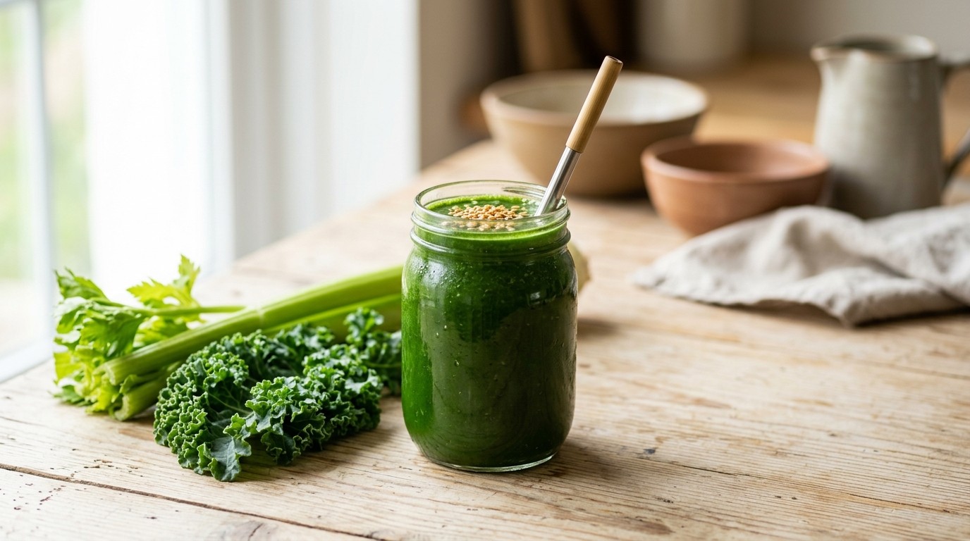 Groentesap: waldorf-groen