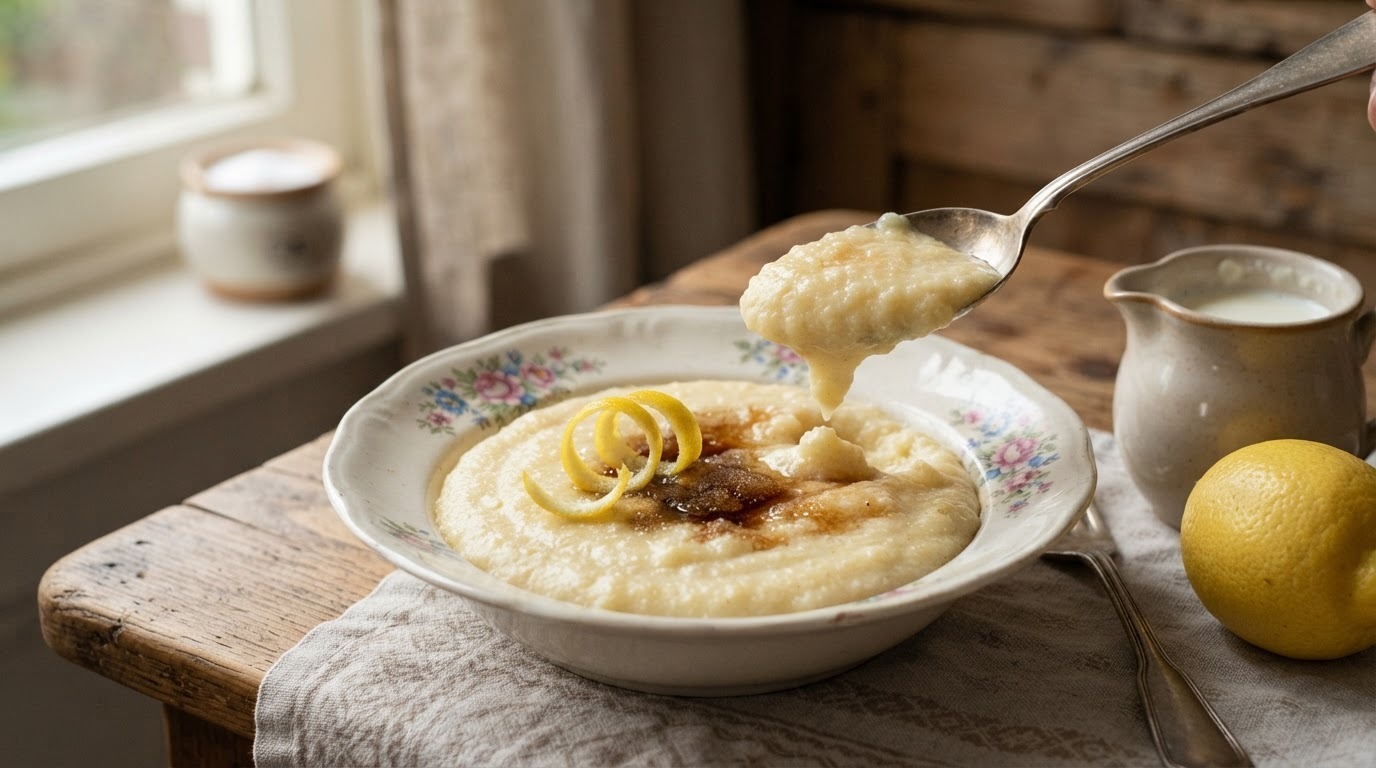 Grootmoeders griesmeelpap
