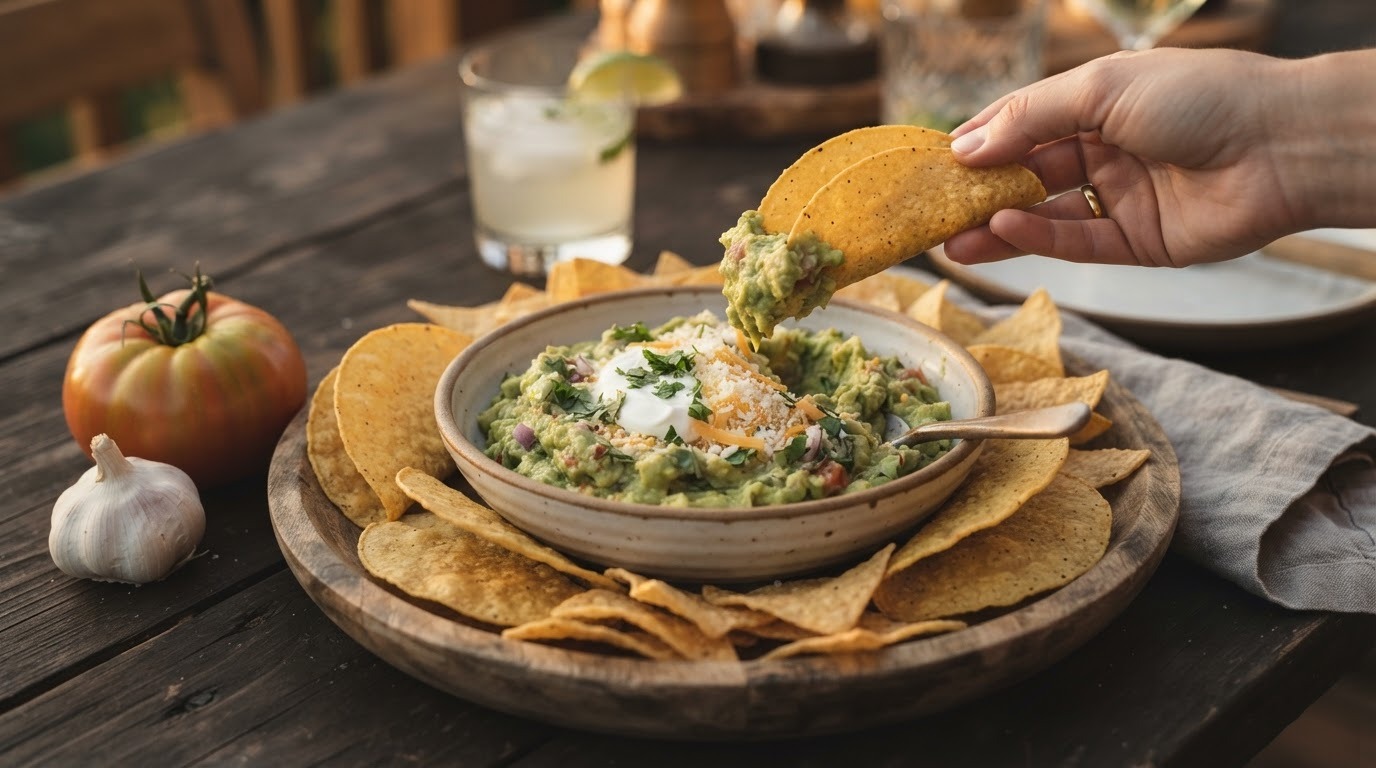 Guacamole /taco dipsaus