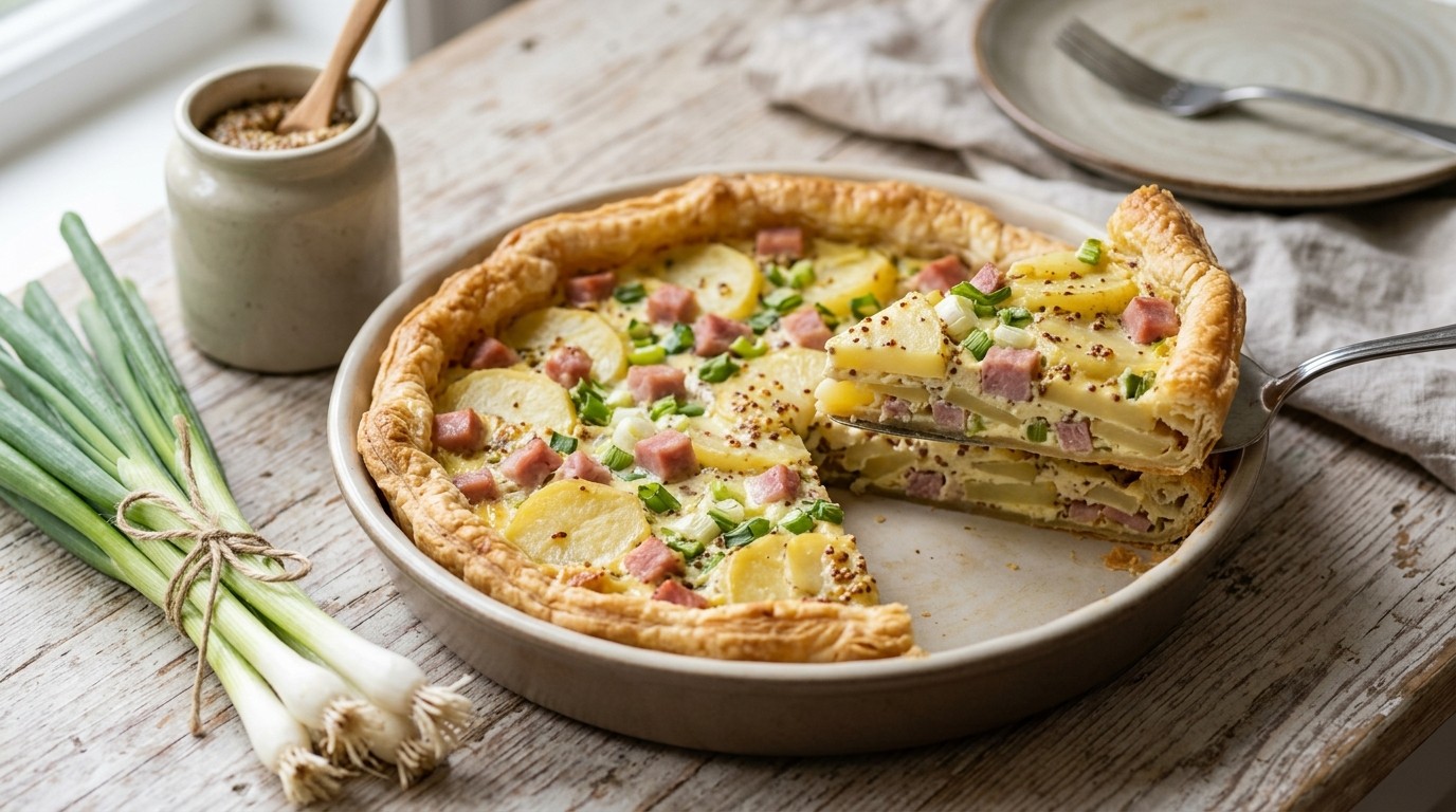 Ham /aardappeltaart