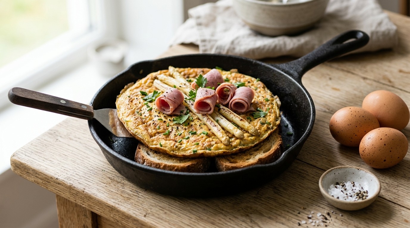 Ham Asperge Omelet