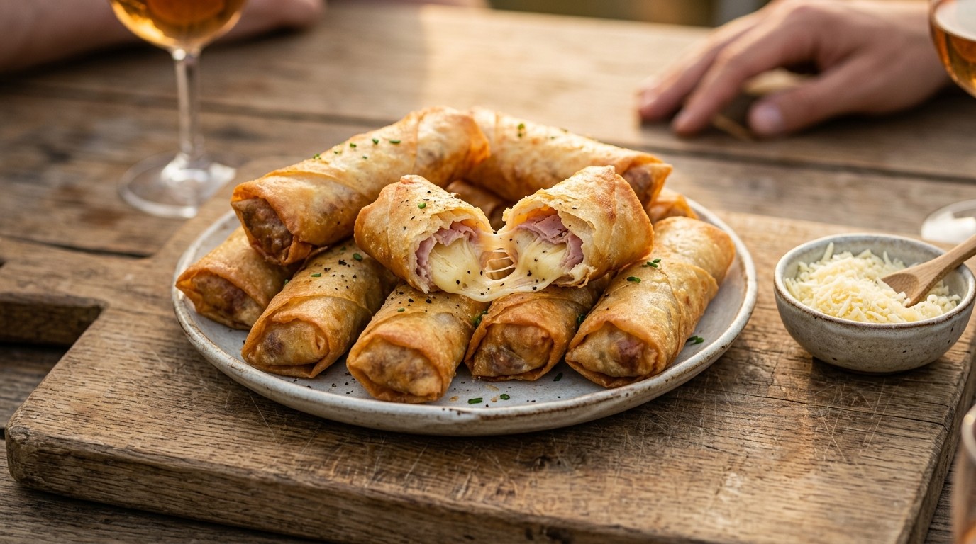 Ham/kaas Rolletjes