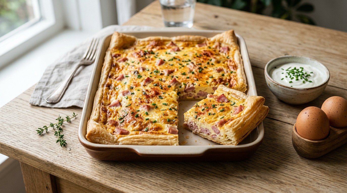 Ham/kaas taart