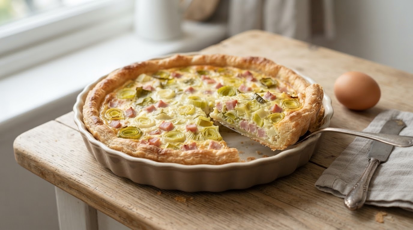 Ham-prei quiche