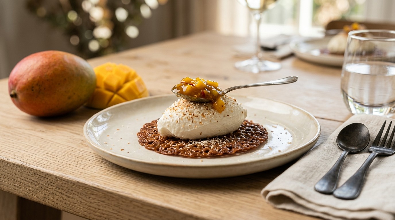 Hangop op Kletskop met Mango Chutney