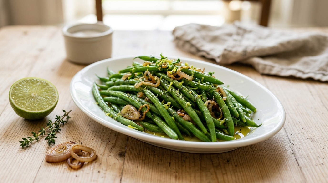 Haricots Verts met Limoen