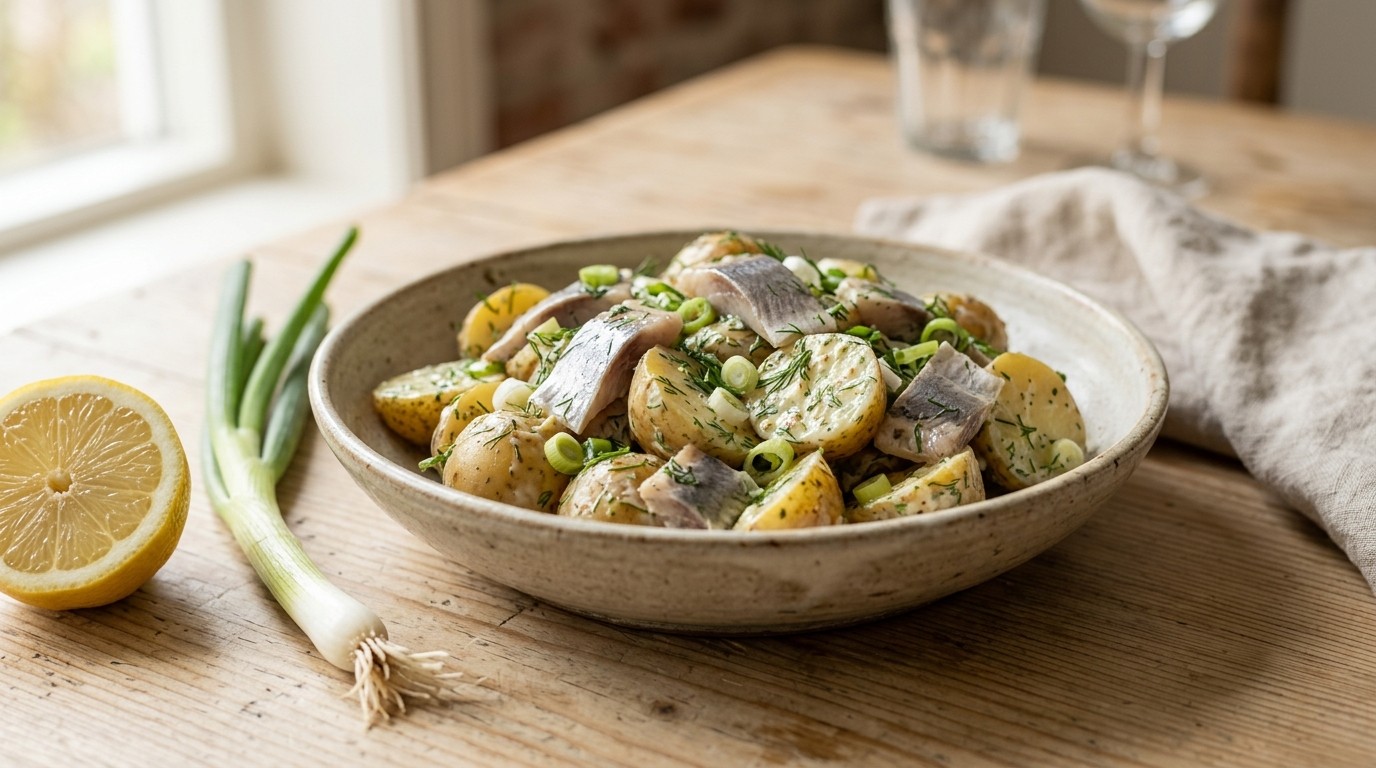 Haring-Aardappelsalade