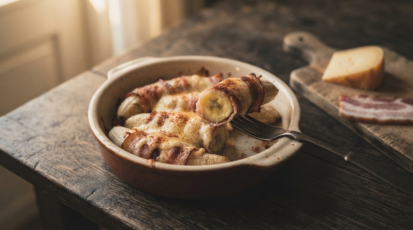 Hartige bananensnack