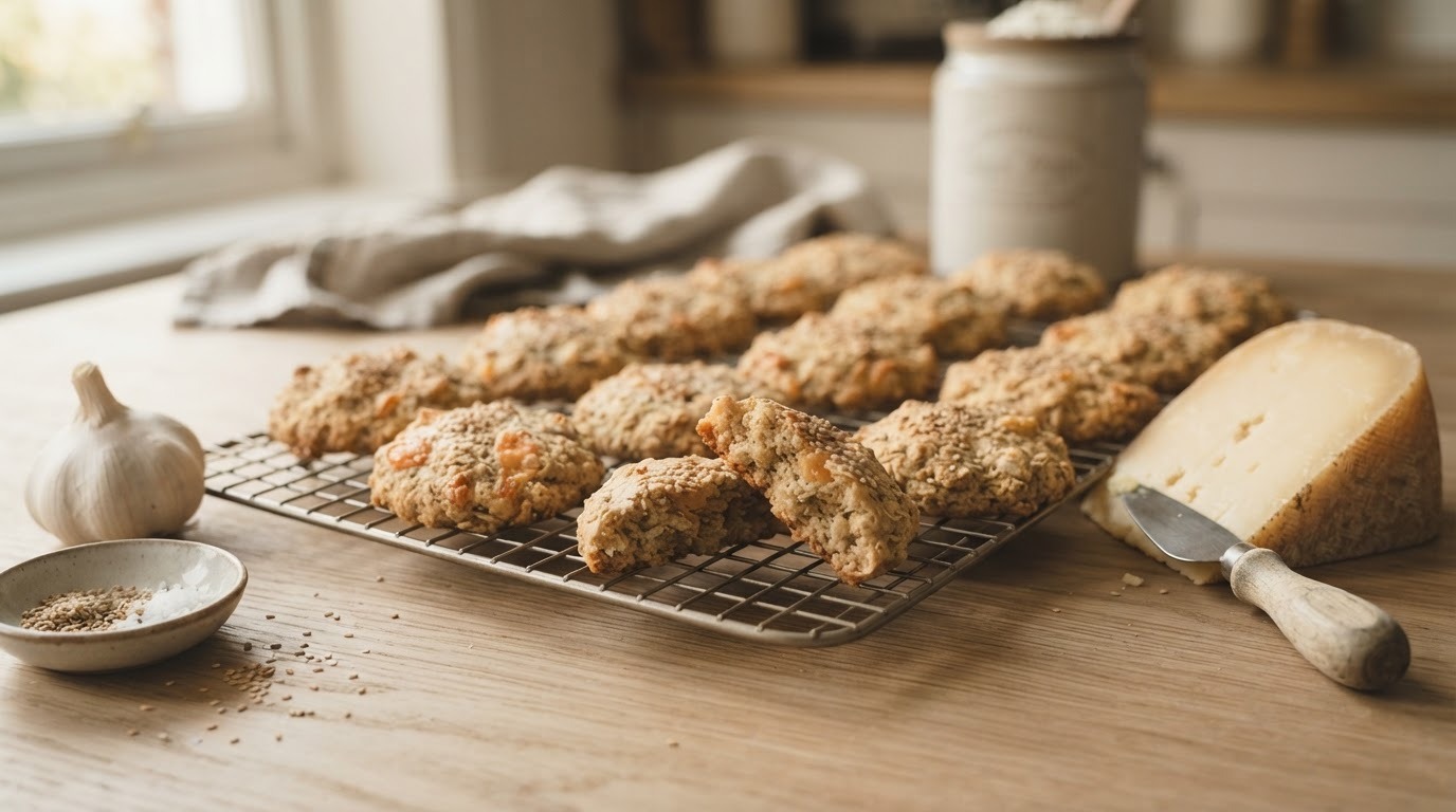 Hartige haver koekjes