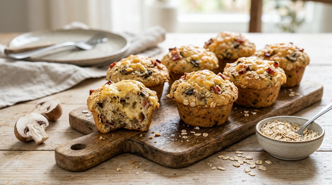 Hartige muffins met kaas