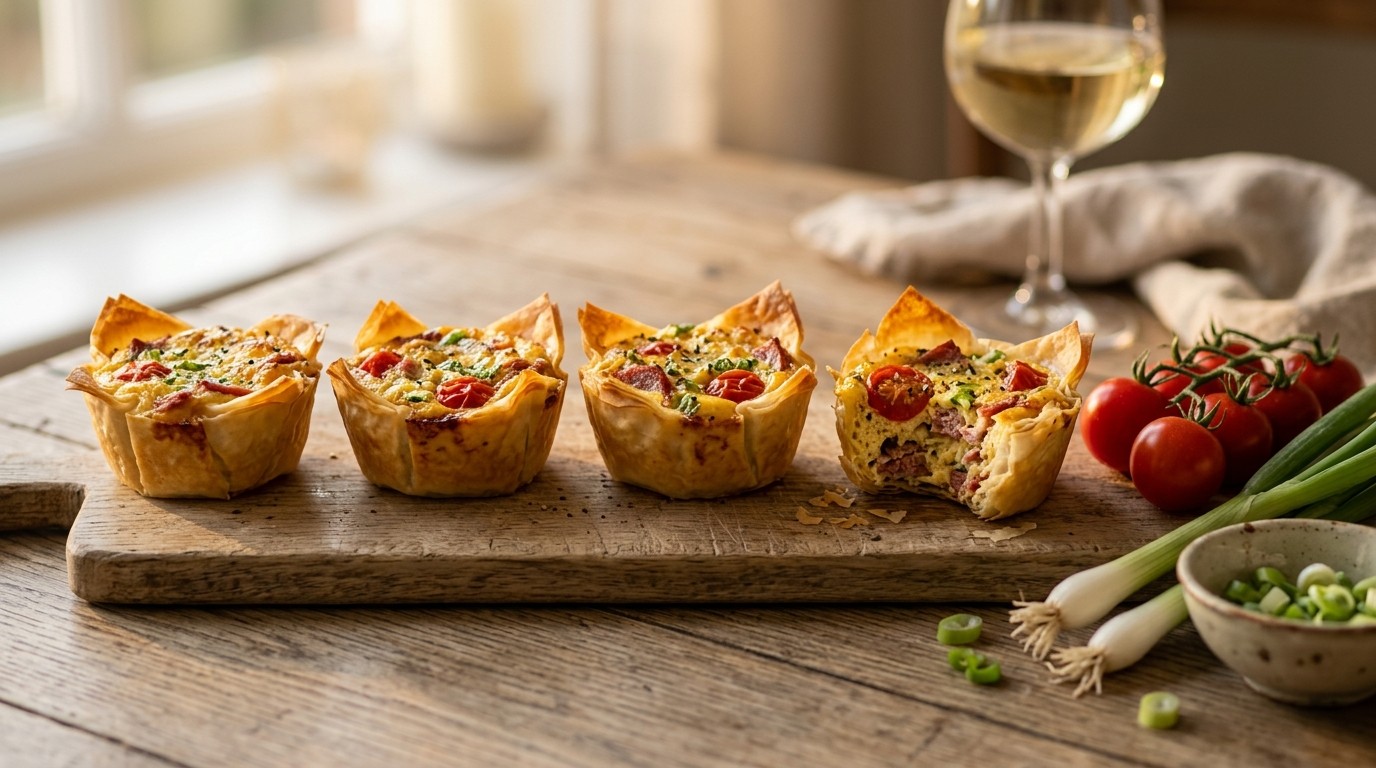 Hartige Muffins met Salami