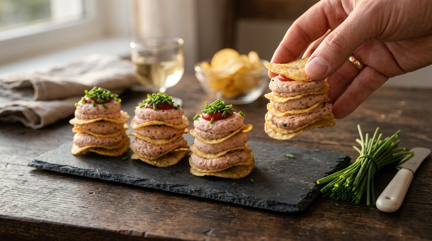 Hartige torentjes met paté
