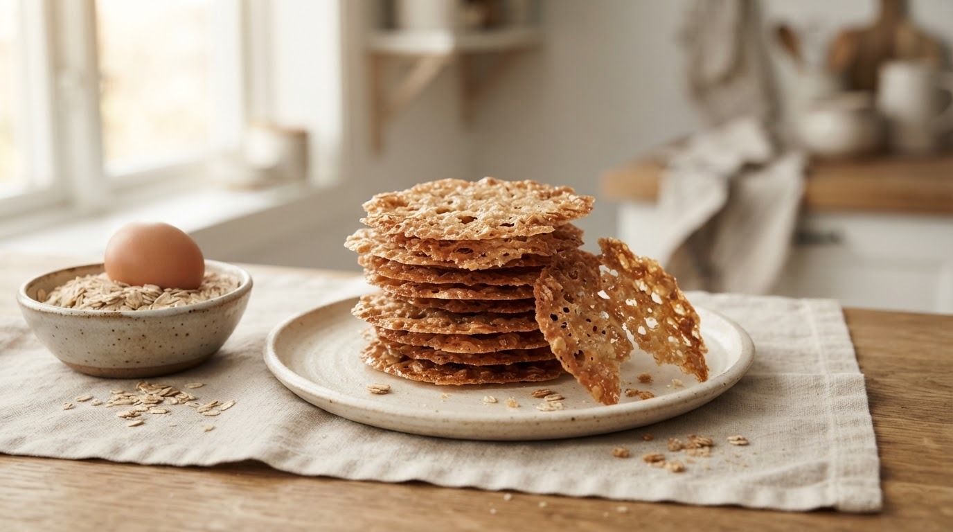 Havreflarn (Zweedse havermoutkoekjes)