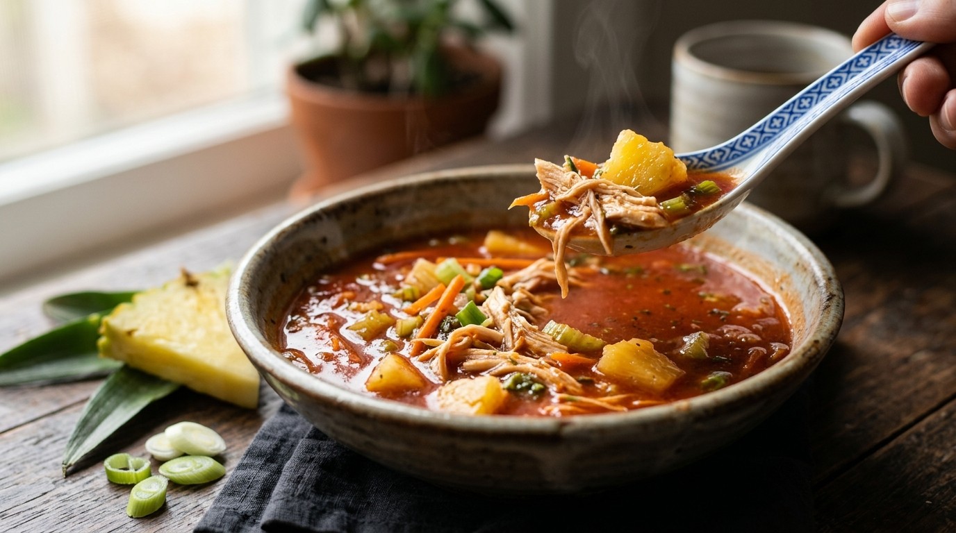 Hawaïaanse Chinese tomatensoep