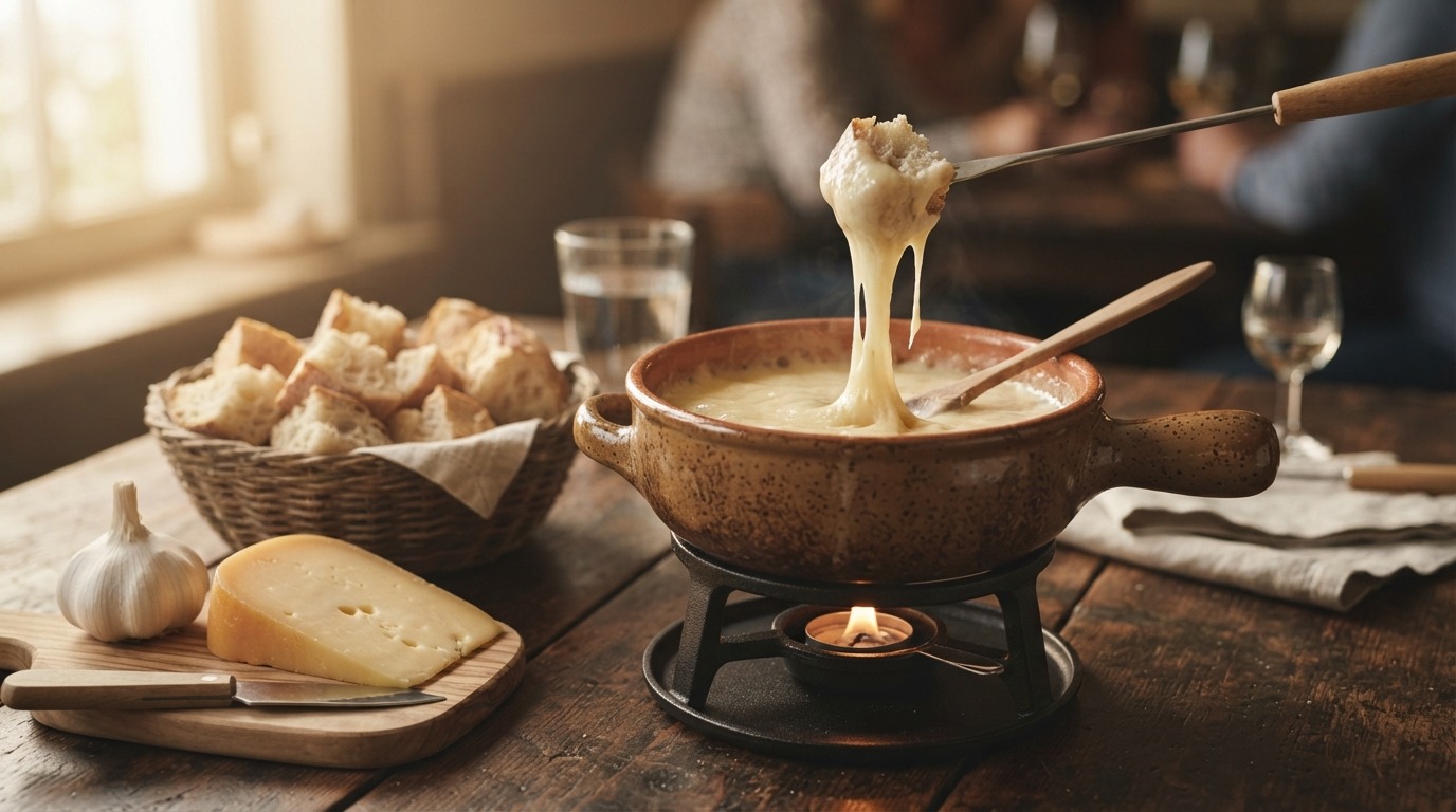 Hollandse kaasfondue