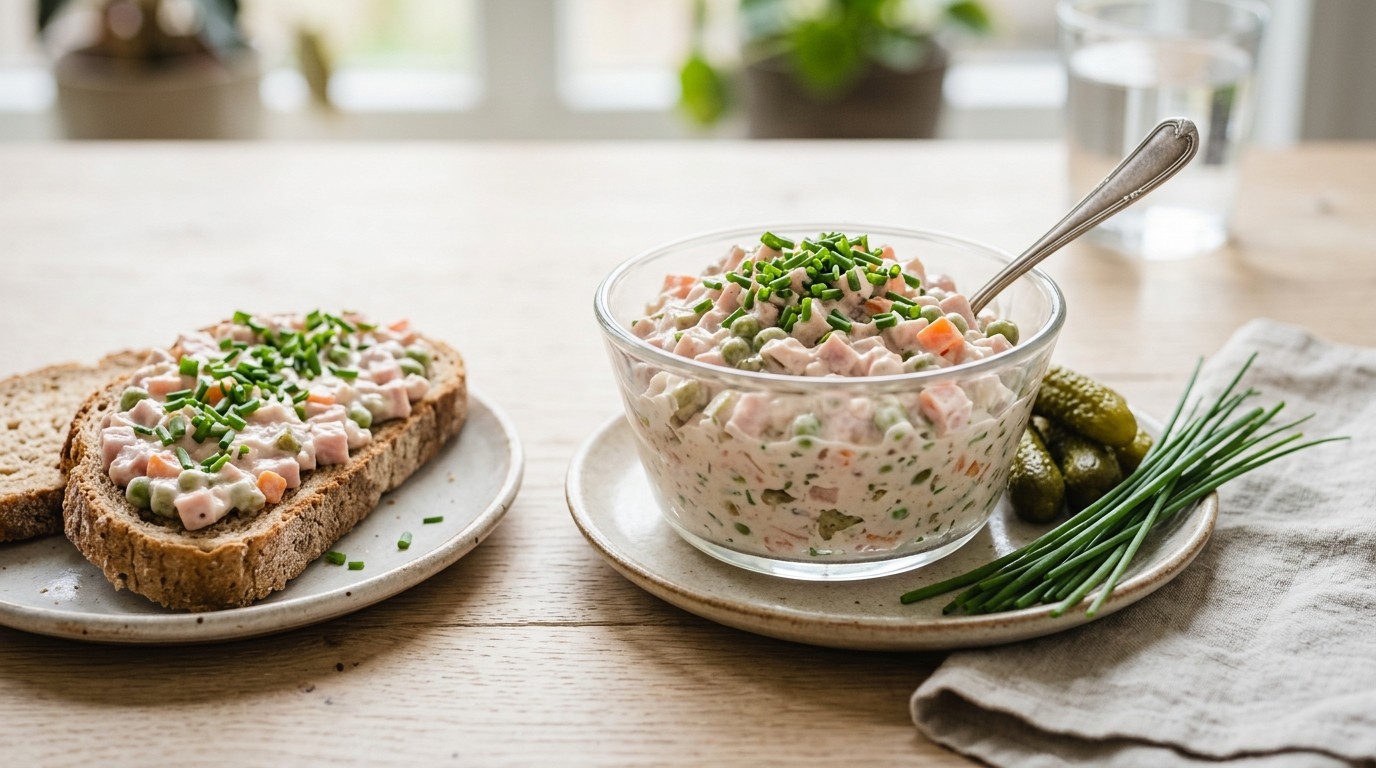 Home-made Vleessalade
