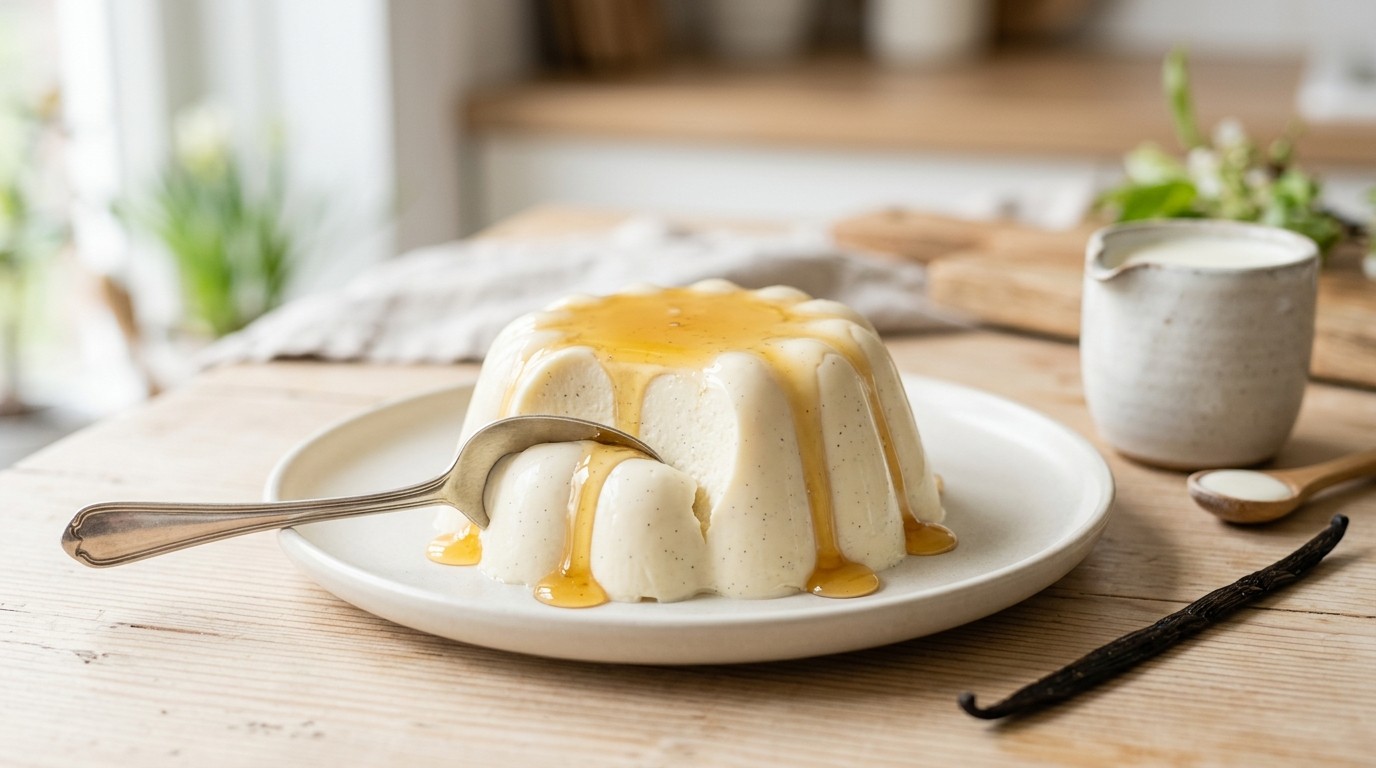 Honing yoghurt bavarois