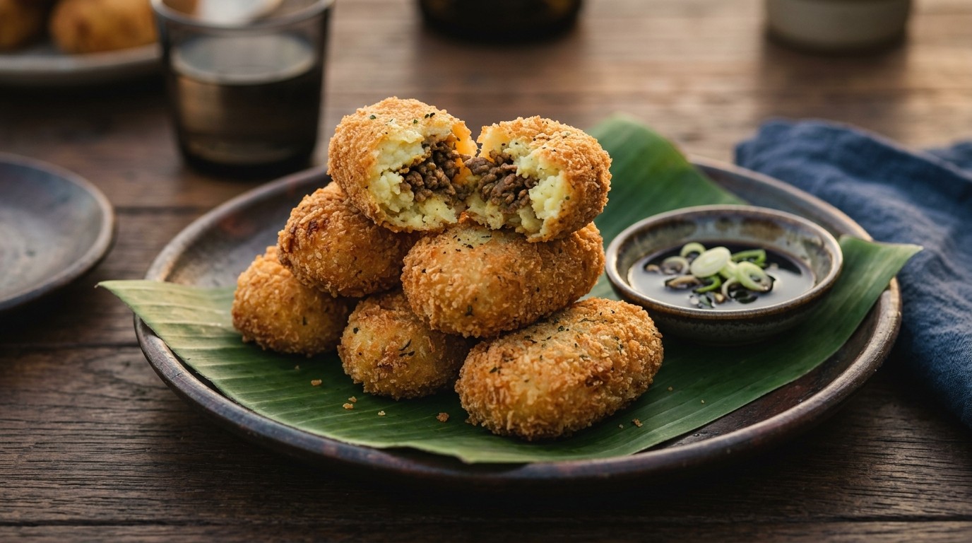 Indische aardappel kroket