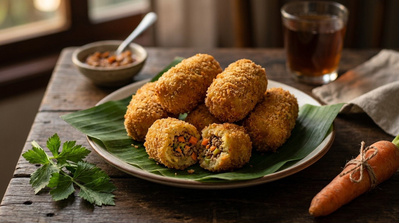 Indische Aardappelkroketjes
