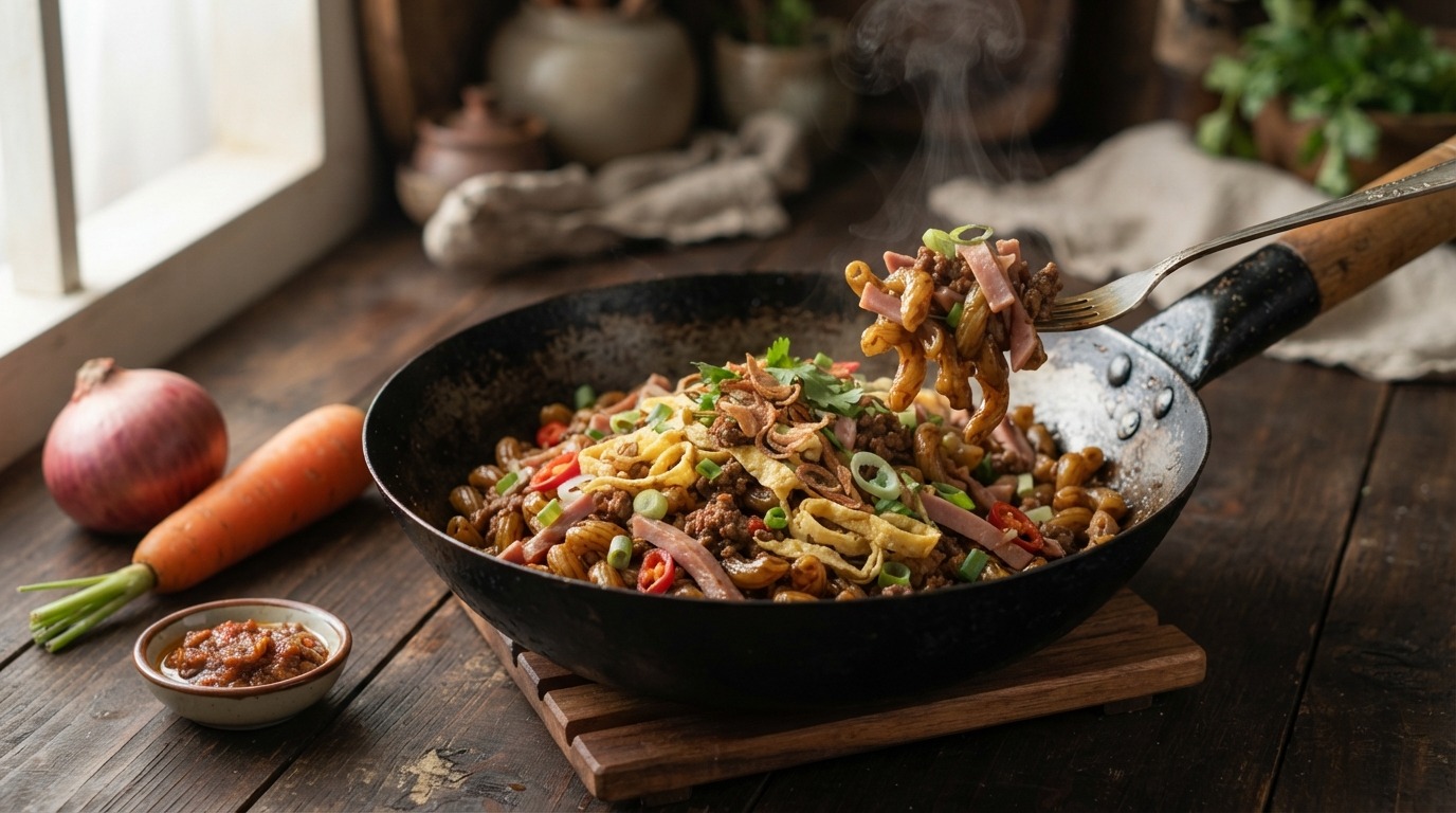 Indische macaroni
