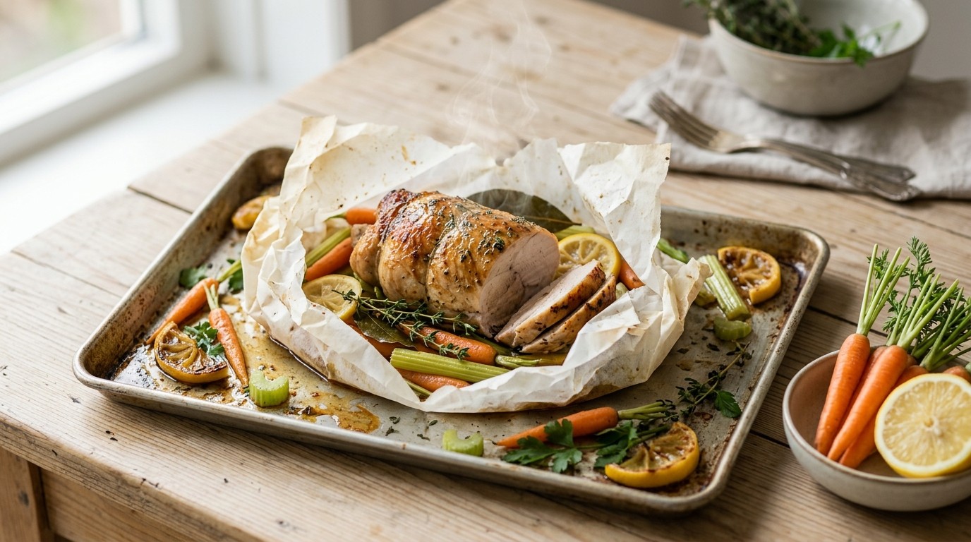 Ingepakte kalkoenfilet