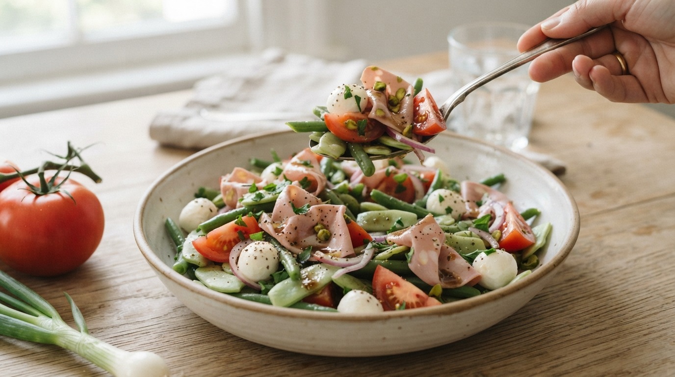 Italiaanse bonensalade