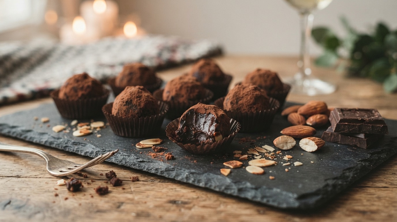 Italiaanse chocolade truffels
