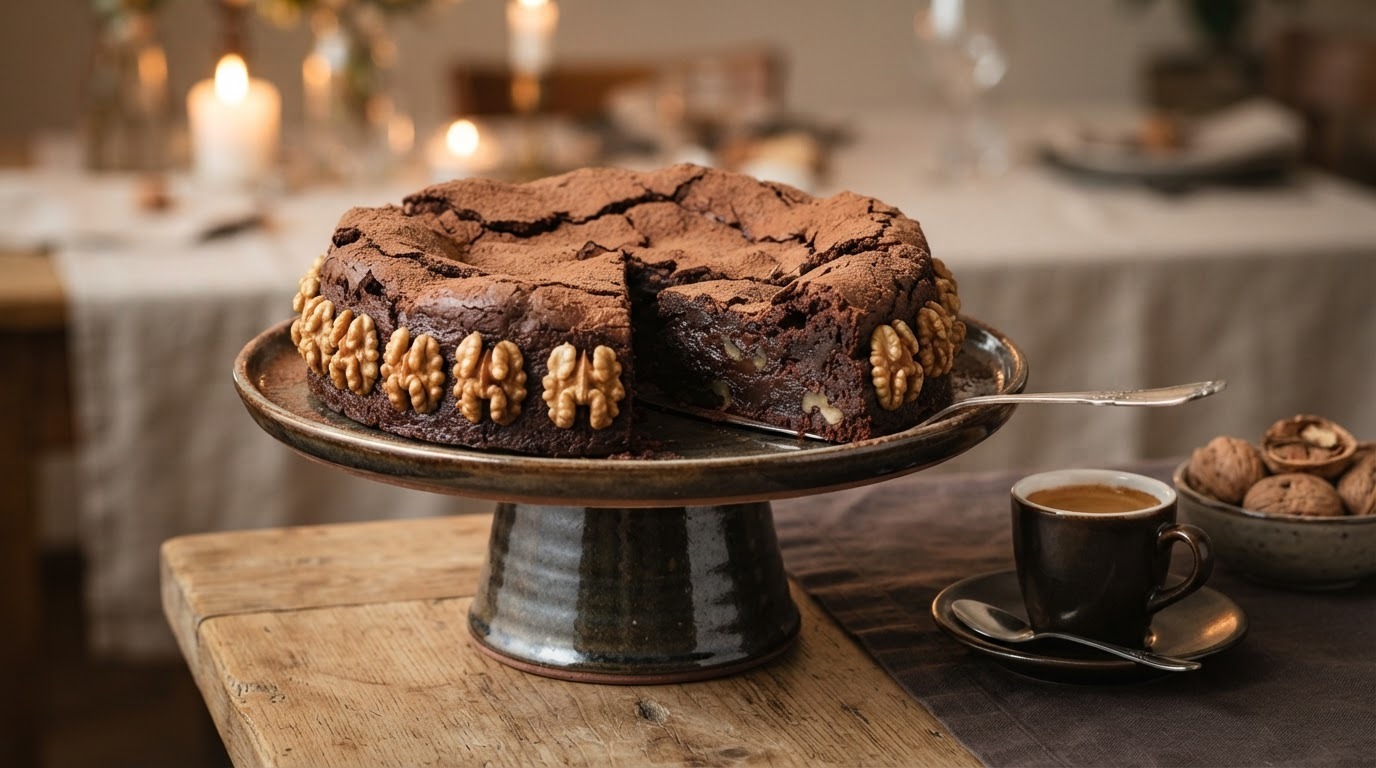 Italiaanse chocoladecake