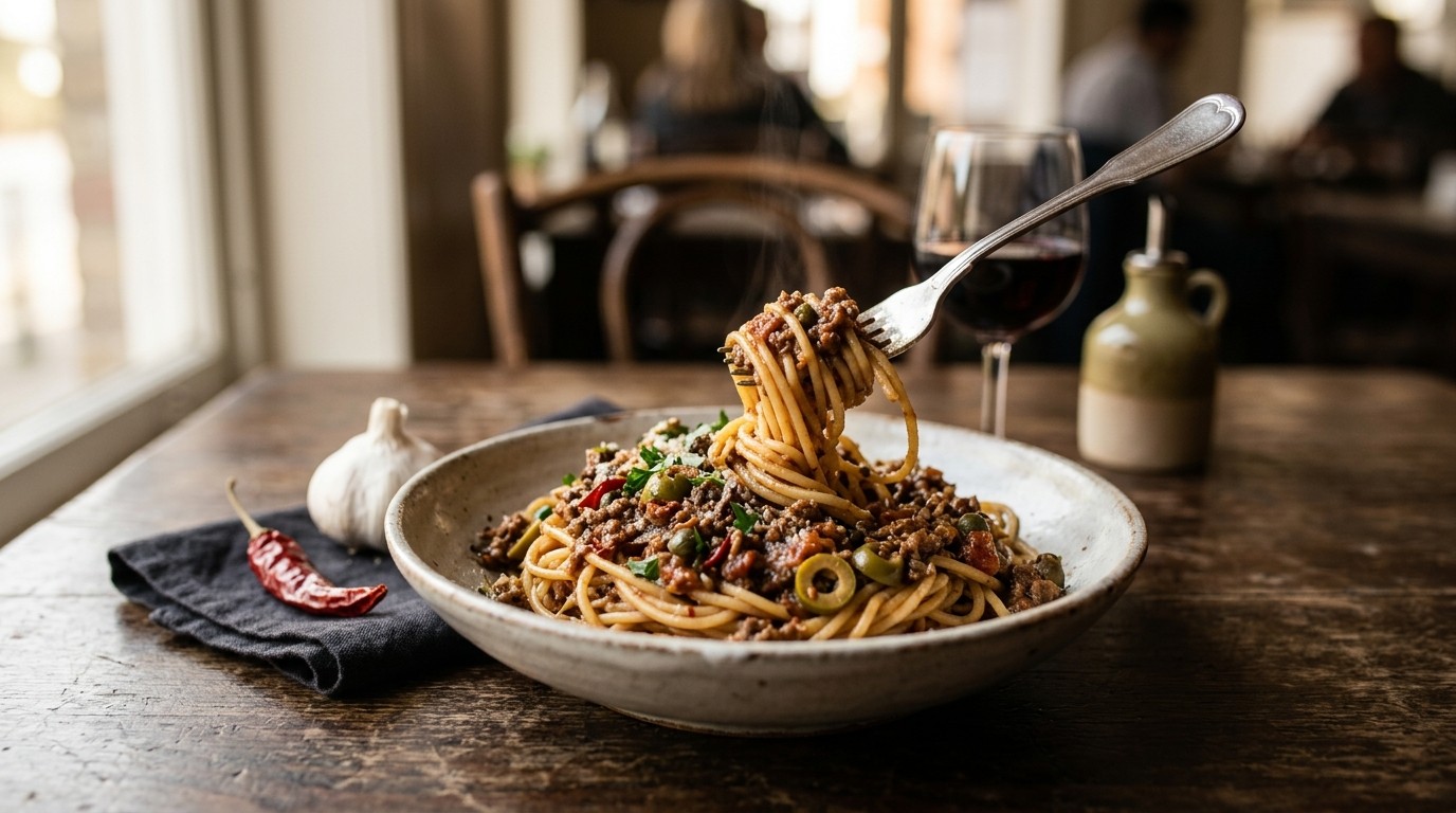 Italiaanse spaghetti