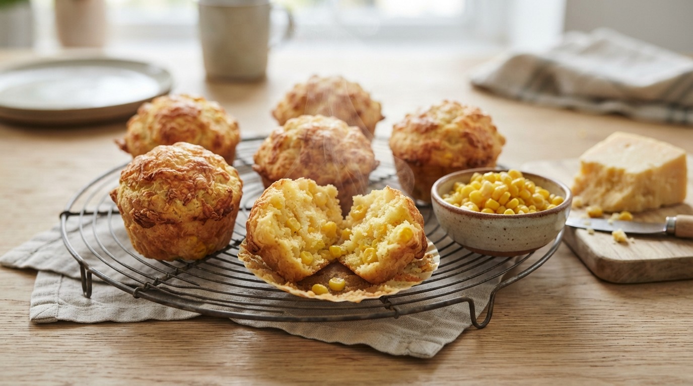 Kaas-maismuffins