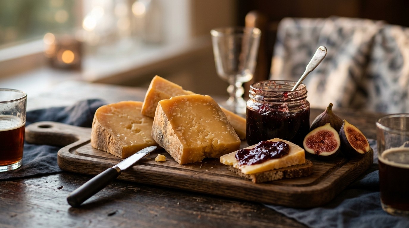 Kaas met jam