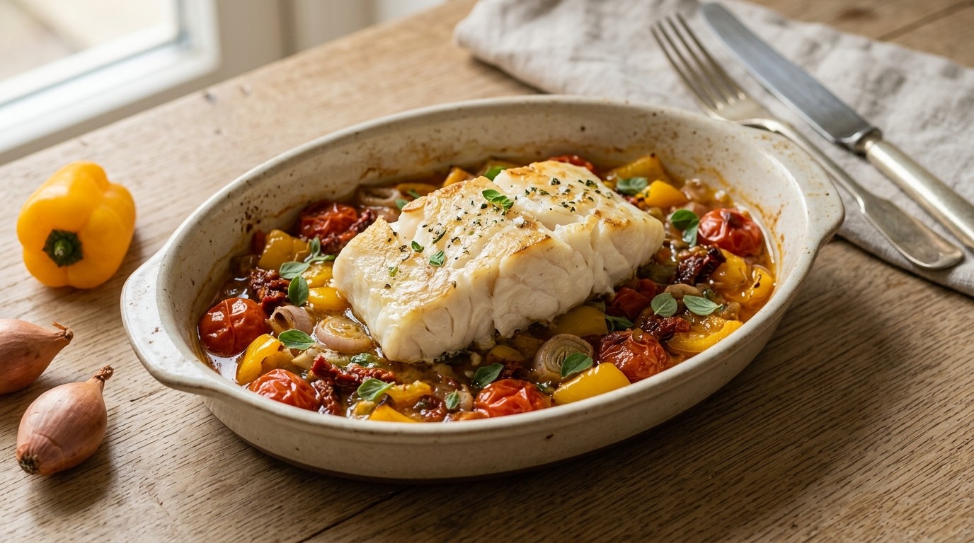 Kabeljauwfilet uit de oven