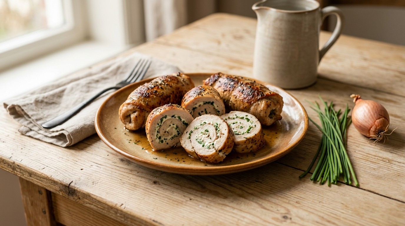 Kalkoenrolletjes met Kaas