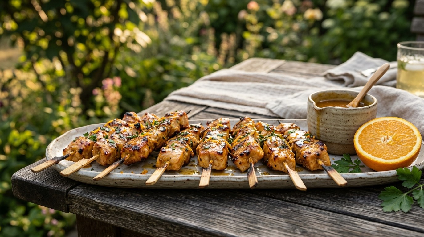 kalkoensaté spiesjes