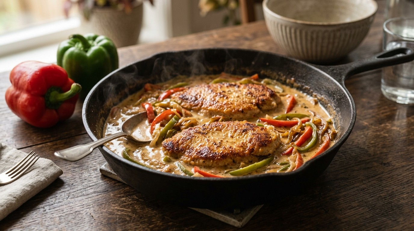 Kalkoenschnitzels met Paprikasaus
